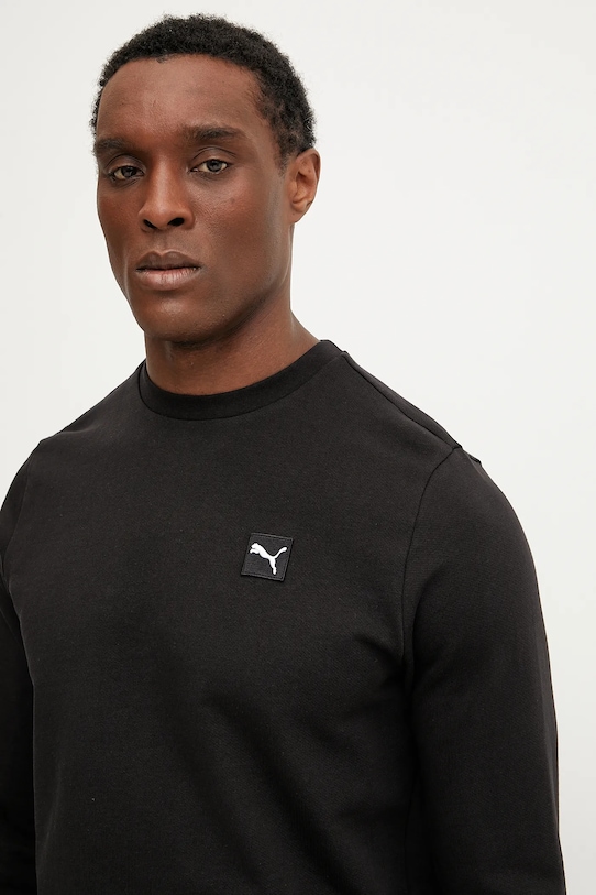 Puma hanorac de bumbac negru 684727