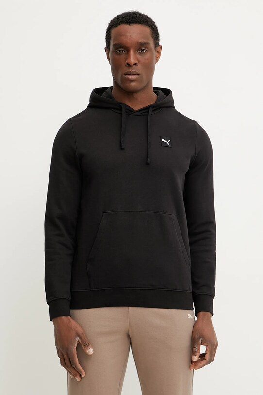 Puma bluza bawełniana bawełna czarny 684728