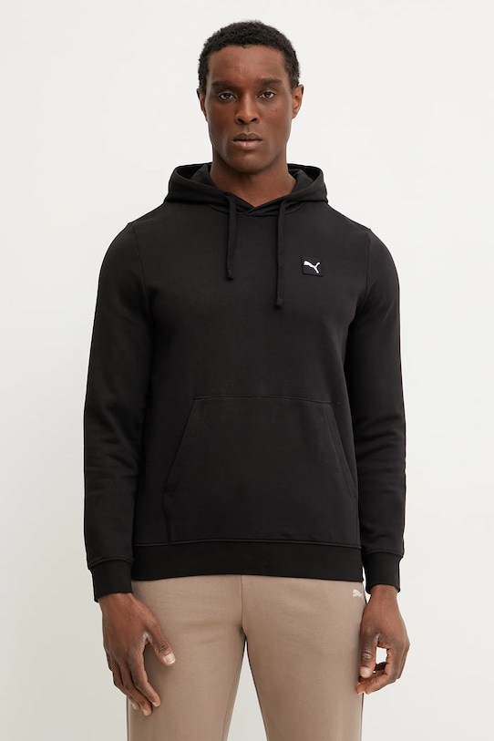 Puma bluza bawełniana bawełna czarny 684728