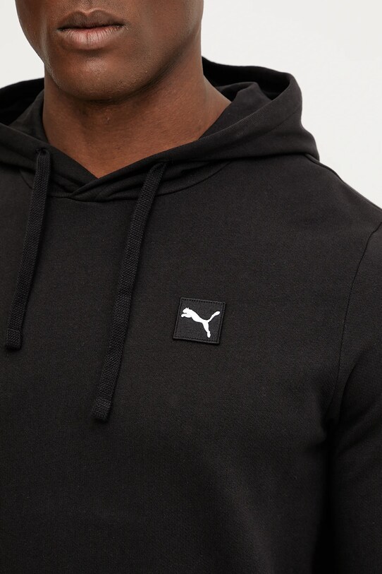 Puma bluza bawełniana czarny 684728