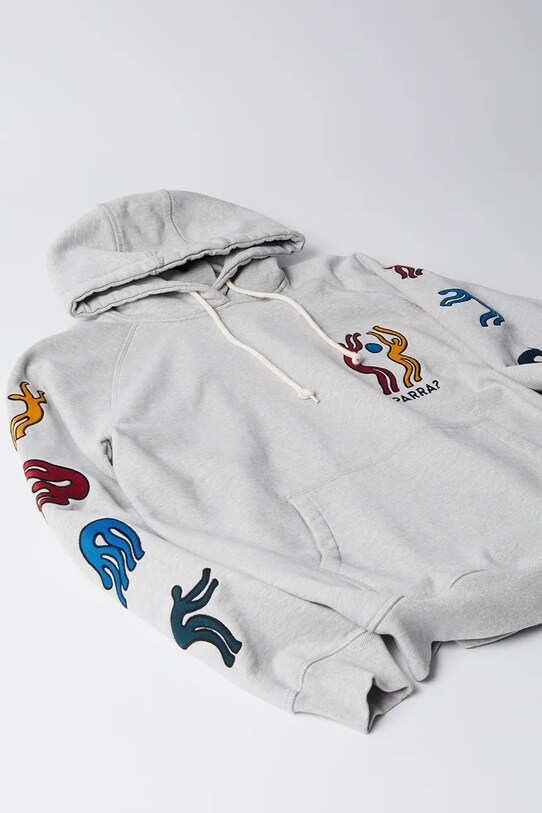 by Parra bluza bawełniana La chambre szary 53116