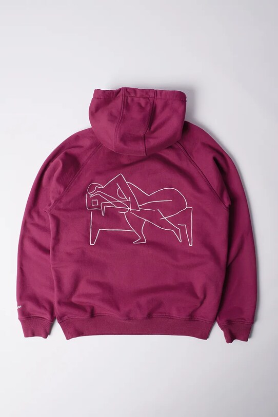 Хлопковая кофта by Parra Sleep now 53230 розовый SS25