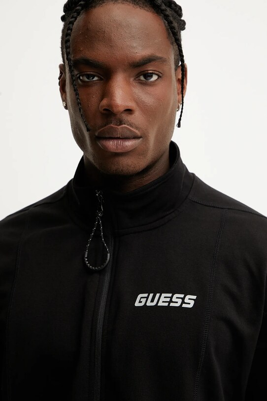 Μπλούζα Guess RUBUS μαύρο Z5GQ05.K6ZS1