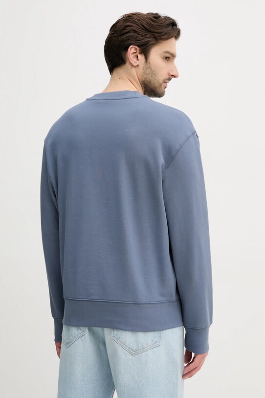 Îmbrăcăminte Calvin Klein Jeans hanorac de bumbac J30J327228 albastru