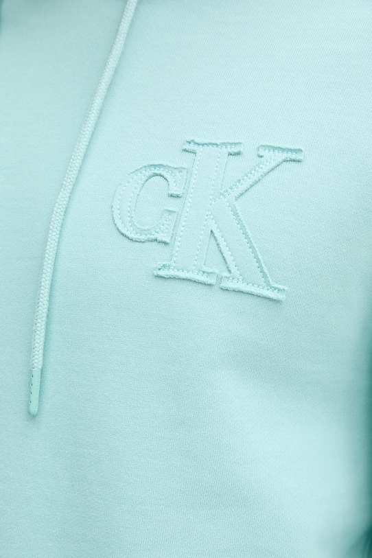 Calvin Klein Jeans bluza bawełniana J30J327245 turkusowy