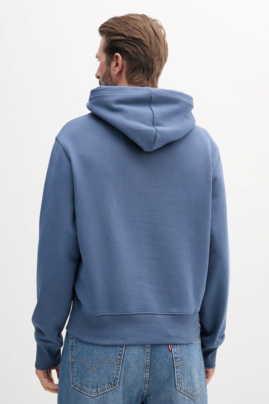 Бавовняна кофта Calvin Klein Jeans J30J327245 блакитний SS25