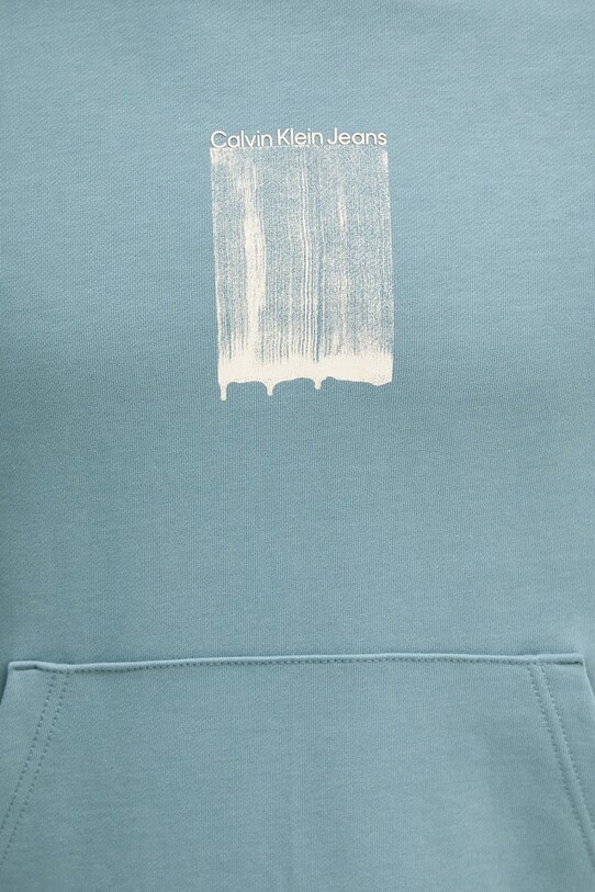 Calvin Klein Jeans bluza bawełniana J30J327525 zielony