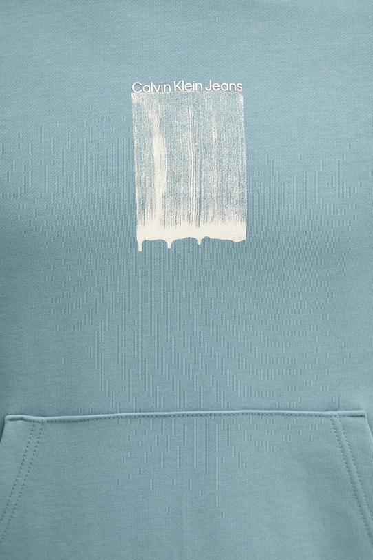 Calvin Klein Jeans bluza bawełniana J30J327525 zielony