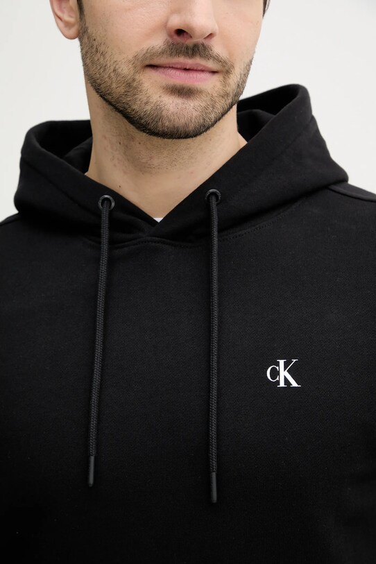 Bavlněná mikina Calvin Klein Jeans J30J327526 černá