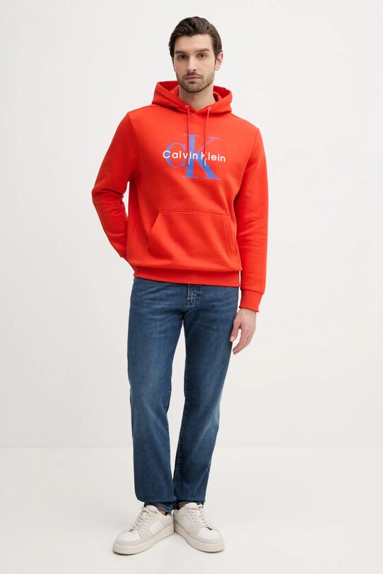 Calvin Klein Jeans felső LV040BM800 narancssárga SS25