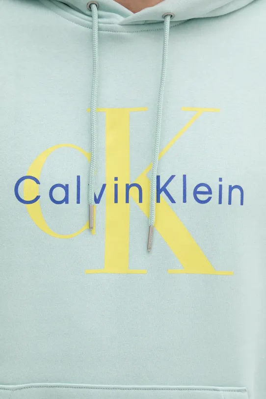 Pulover Calvin Klein Jeans turkizna LV040BM800