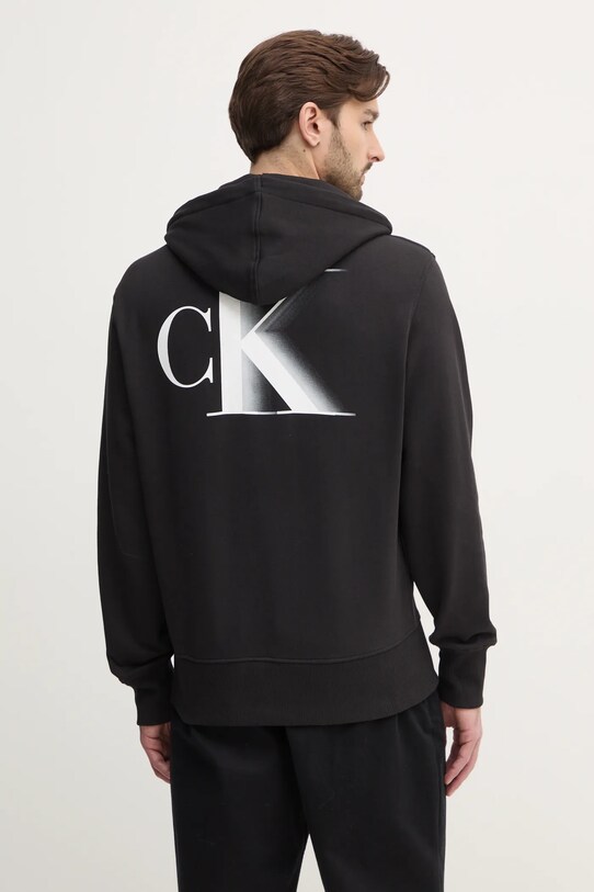 Odzież Calvin Klein Jeans bluza bawełniana J30J327476 czarny