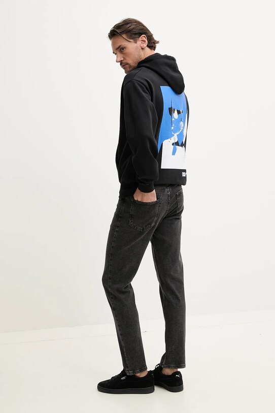 Хлопковая кофта Karl Lagerfeld Jeans A2M20030 чёрный SS25
