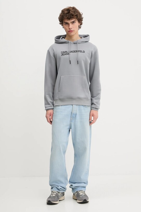 Karl Lagerfeld Jeans bluză A2M20049 gri SS25
