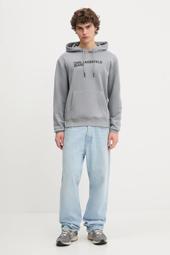 Mikina Karl Lagerfeld Jeans A2M20049 šedá SS25