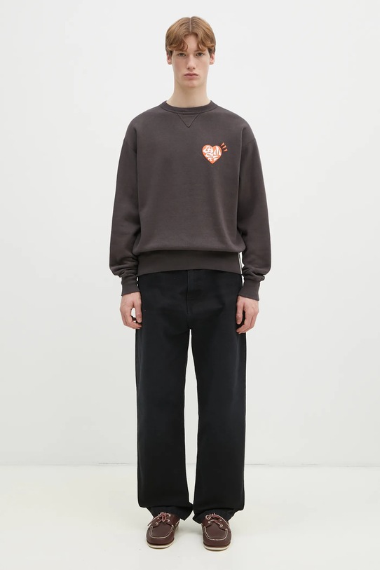 Human Made hanorac de bumbac TSURIAMI SWEATSHIRT HM29CS011 maro