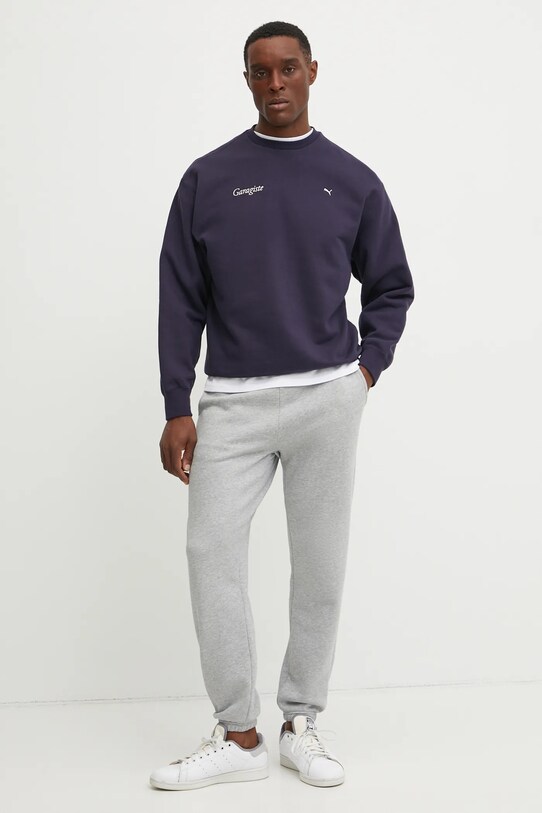 Puma bluza bawełniana 629344 granatowy SS25