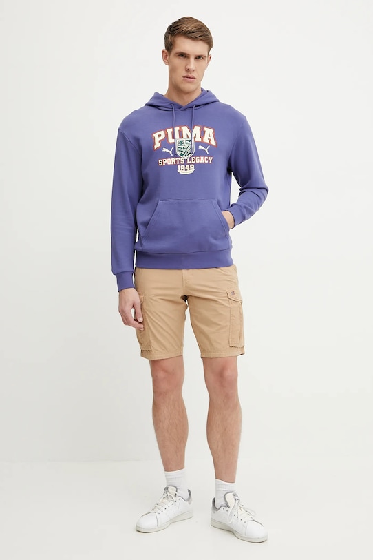 Бавовняна кофта Puma 629629 фіолетовий SS25