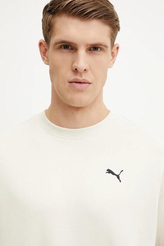 Puma hanorac de bumbac bej 629650