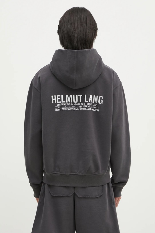 Odzież Helmut Lang bluza Meatpacking Ho.Cmbd O10HM519 szary