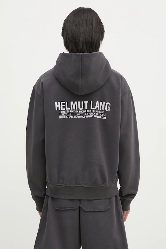Odzież Helmut Lang bluza Meatpacking Ho.Cmbd O10HM519 szary