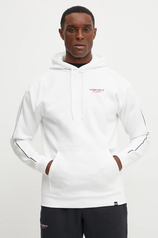 Îmbrăcăminte Under Armour bluză trening Project Rock 1389916 alb
