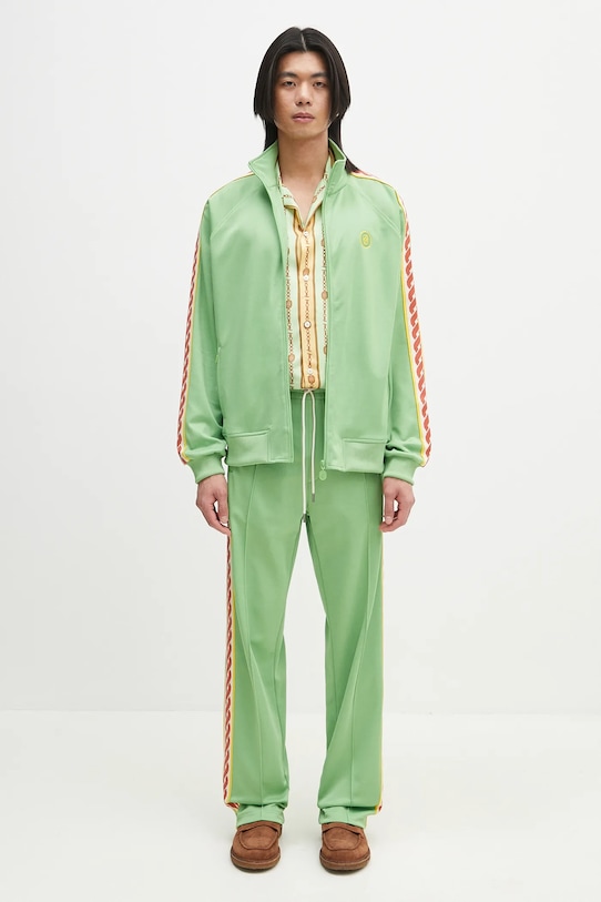 Drôle de Monsieur bluza La Track jacket Tresse G.SJ007.PL135.AV zielony