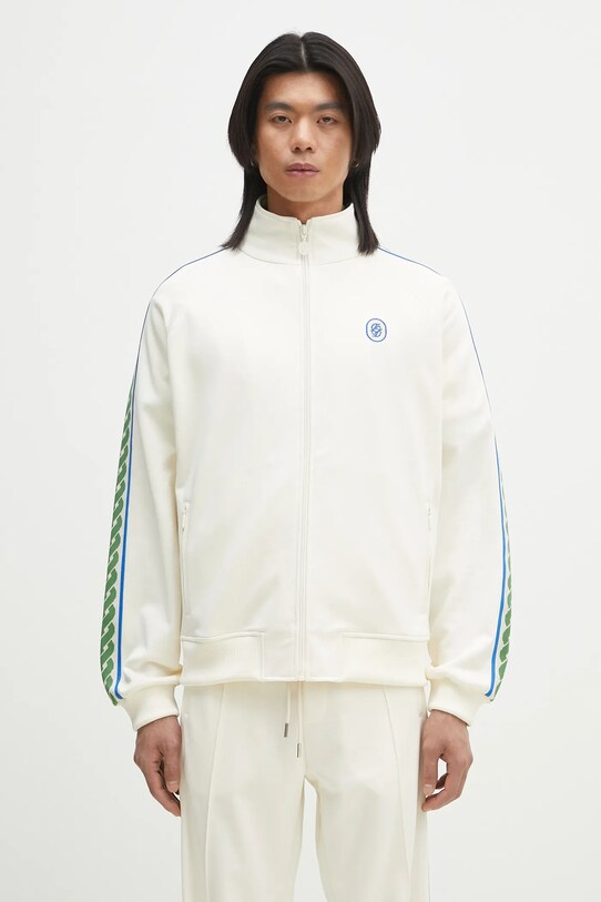 Кофта Drôle de Monsieur La Track jacket Tresse без капюшона бежевий G.SJ007.PL135.OW