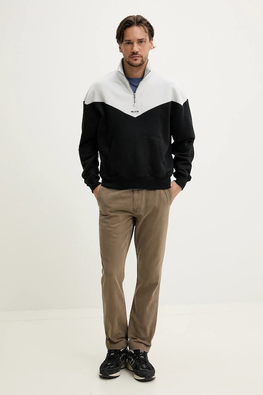 Hollister Co. bluza KI322.5005.900 negru SS25