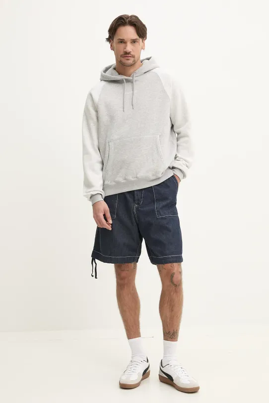 Hollister Co. bluza KI322.5006.129 szary SS25