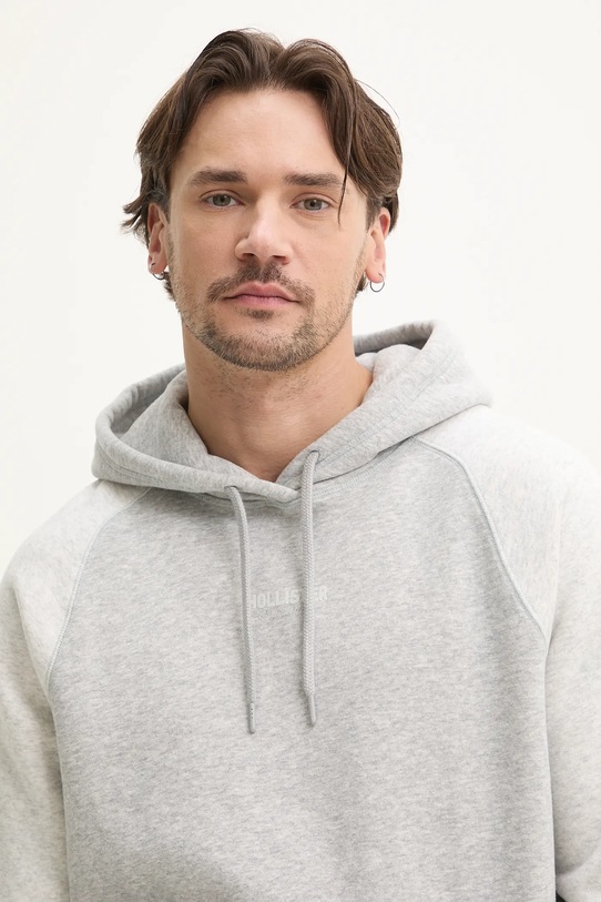 Mikina Hollister Co. sivá KI322.5006.129