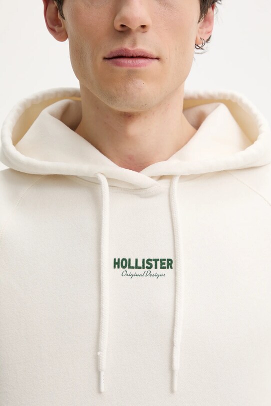 Μπλούζα Hollister Co. KI322.5006.178 μπεζ