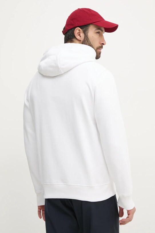 Îmbrăcăminte Tommy Hilfiger hanorac de bumbac MW0MW38671 alb