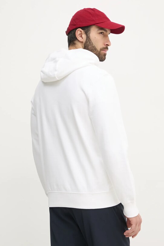 Îmbrăcăminte Tommy Hilfiger hanorac de bumbac MW0MW38672 alb