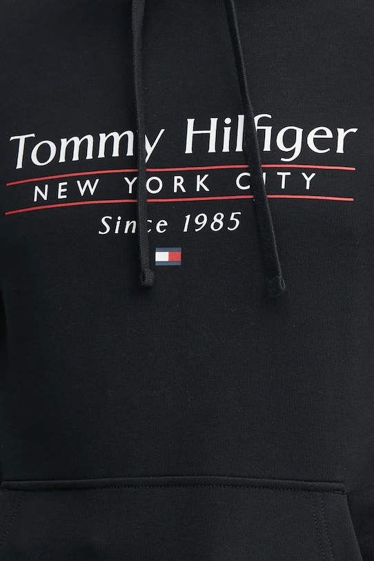 Tommy Hilfiger felpa in cotone MW0MW38672 nero