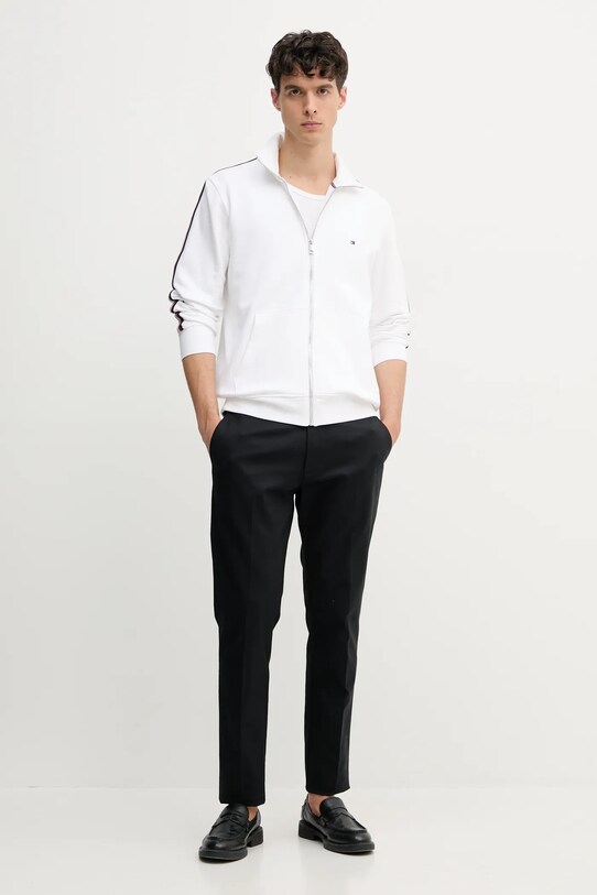 Tommy Hilfiger hanorac de bumbac MW0MW38686 alb SS25