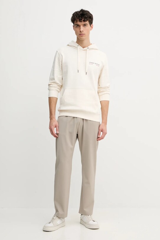 Tommy Hilfiger hanorac de bumbac MW0MW39151 bej SS25
