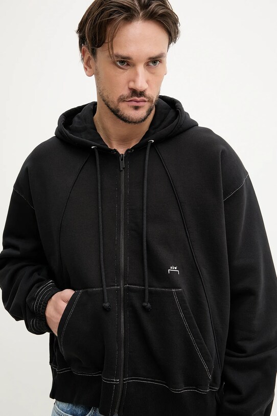 A-COLD-WALL* bluza bawełniana czarny ACWMW219