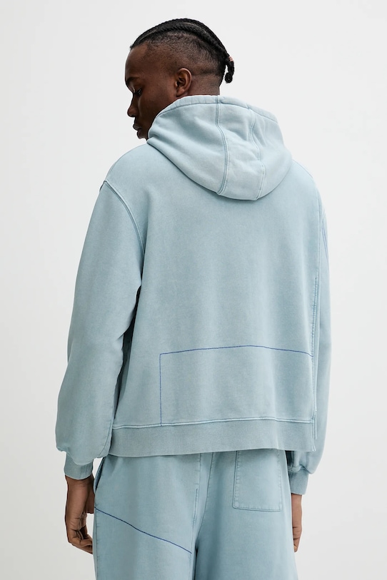 Ρούχα Βαμβακερή μπλούζα A-COLD-WALL* ACWMW215 μπλε