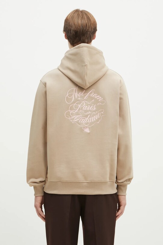 Îmbrăcăminte Drôle de Monsieur hanorac de bumbac Le Hoodie Slogan Vignes F.HO175.CO127.BG bej