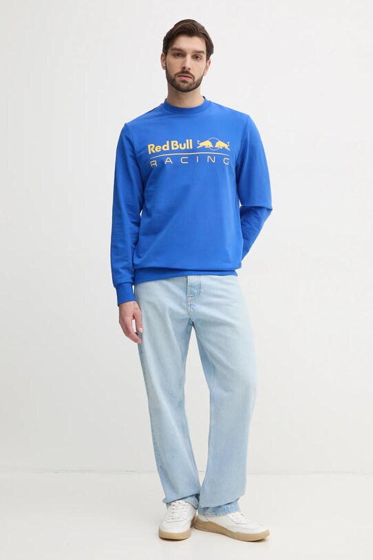 Μπλούζα Red Bull Racing x Pepe Jeans TEAM LOGO CREW RM580017 μωβ SS25