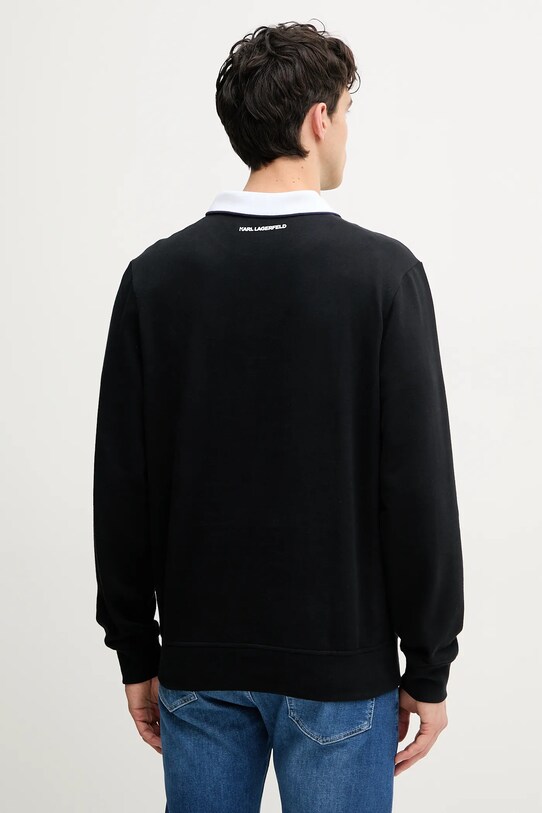 Odzież Karl Lagerfeld bluza bawełniana A1M44011 czarny