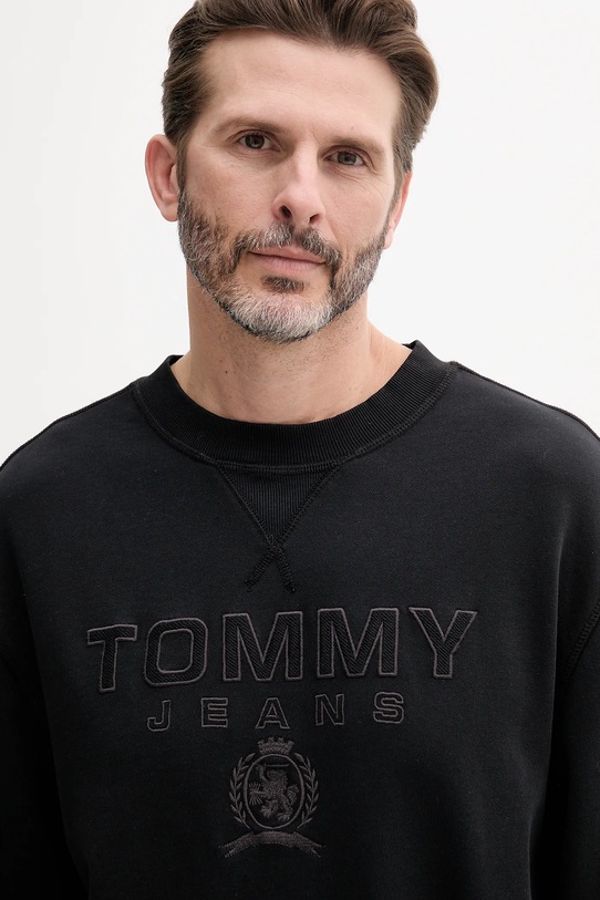 Oblečenie Bavlnená mikina Tommy Jeans DM0DM20827 čierna