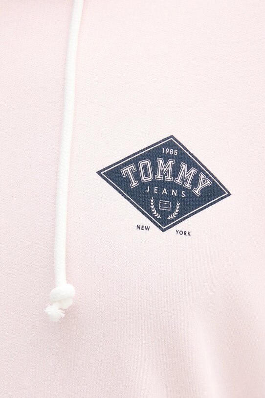 Tommy Jeans pamut melegítőfelső rózsaszín DM0DM20840