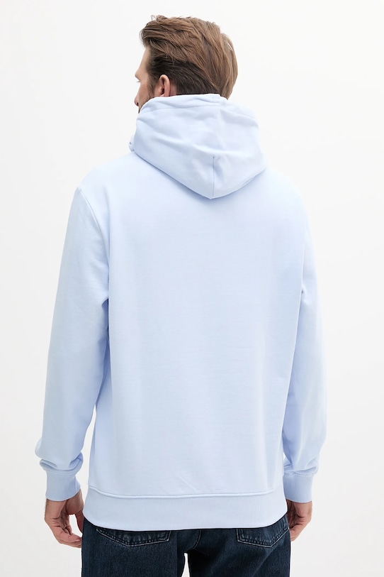 Бавовняна кофта Tommy Jeans DM0DM20847 блакитний SS25