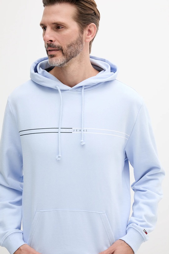 Одяг Бавовняна кофта Tommy Jeans DM0DM20847 блакитний