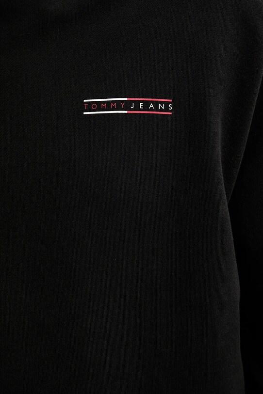Bavlněná mikina Tommy Jeans DM0DM20849 černá