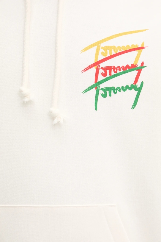 Bombažen pulover Tommy Jeans DM0DM21372 bež