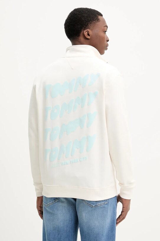 Oblečení Bavlněná mikina Tommy Jeans DM0DM21865 béžová