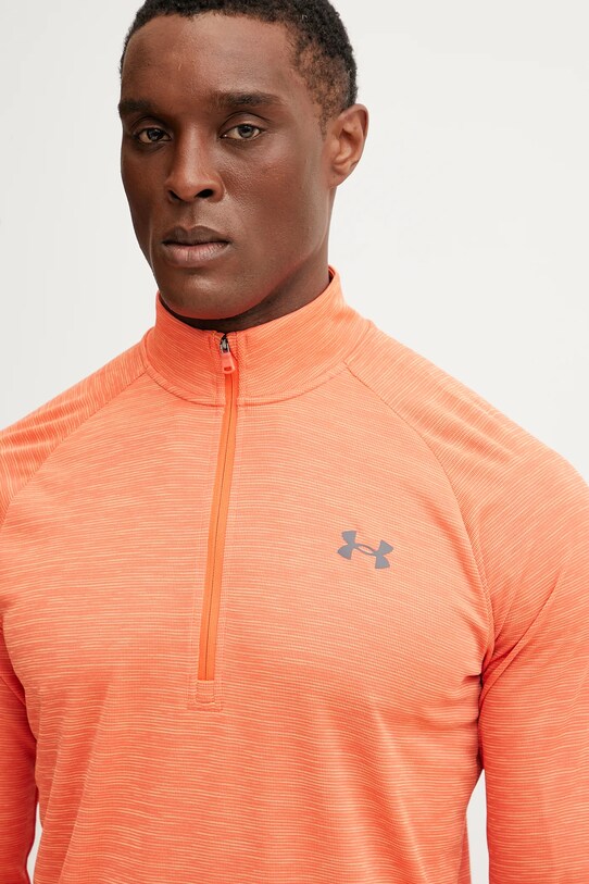 Under Armour bluză de trening Tech Textured portocaliu 1382797